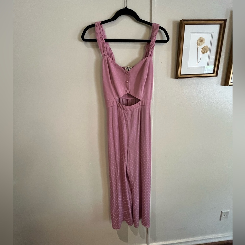 Show Me Your Mumu pink jumpsuit